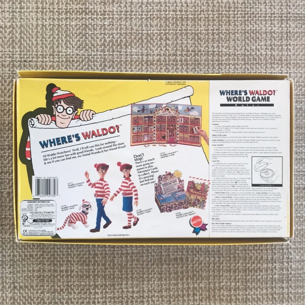 Vintage Where's Waldo World Game